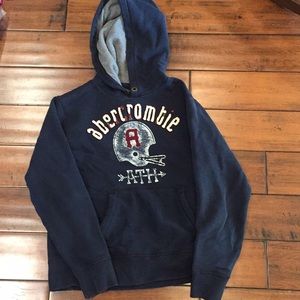 Abercrombie boys XL navy hoodie